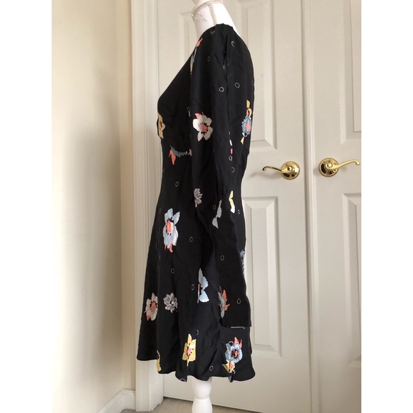 Free people Sunshadows slit sleeve minidress - Picture 6 of 8